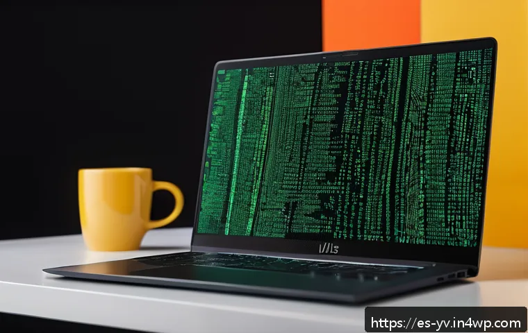 웹 애플리케이션에서의 암호화 프로토콜 통합 - A modern web developer workspace featuring a sleek laptop displaying code with highlighted encryptio...