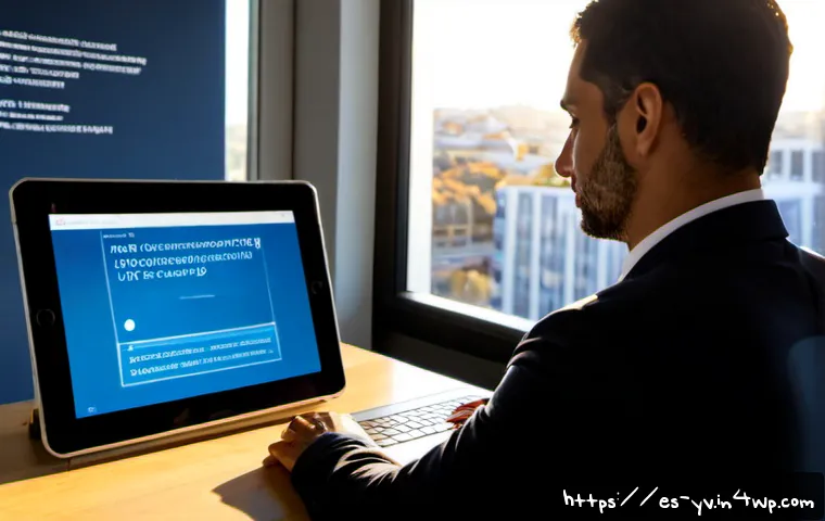 암호화 프로토콜의 간편화 및 자동화 방법 - Photorealistic fintech operations room in Madrid, a Spanish cybersecurity engineer using a sleek tab...
